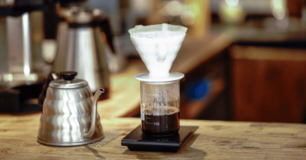 hario v60 brewing setup