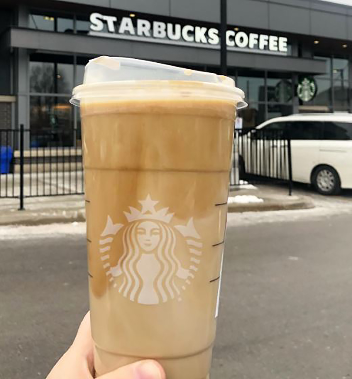 Iced Honey Almond Flat White