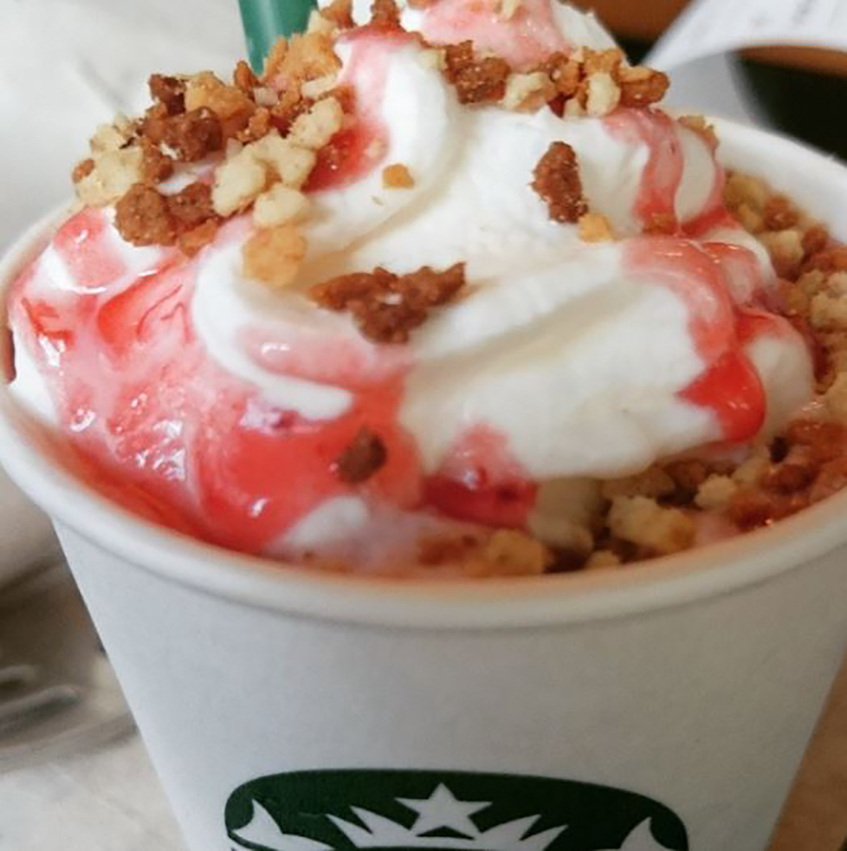 Strawberry Cheesecake Frappuccino