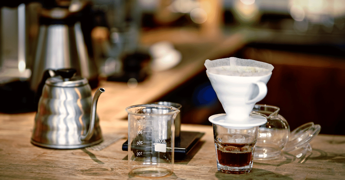 hario v60 coffee brewing