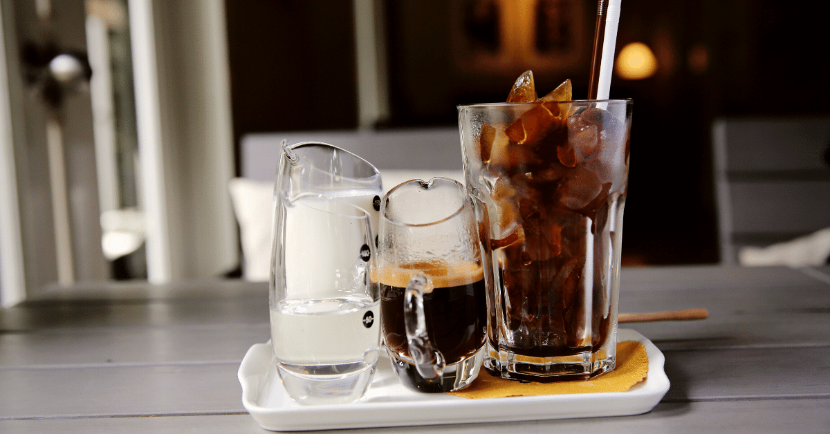 iced coffee with AeroPress