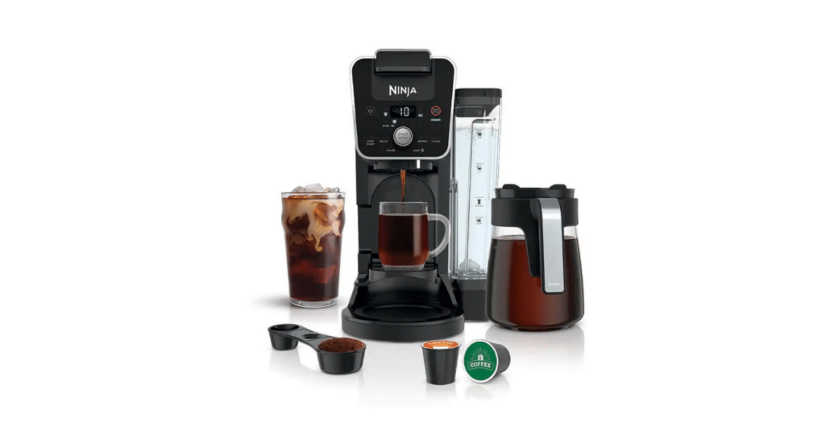 Ninja Dual Brew Pro Specialty Coffee System 4 Brew Styles And Frother  CFP305