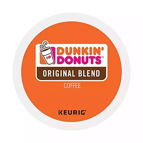A Dunkin' Donuts Original Blend Medium Roast Coffee, 44 K Cups for Keurig Coffee Makers