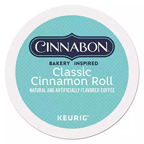 Cinnabon K-Cup Portion Pack for Keurig Brewers, Classic Cinnamon Roll, 24 Count