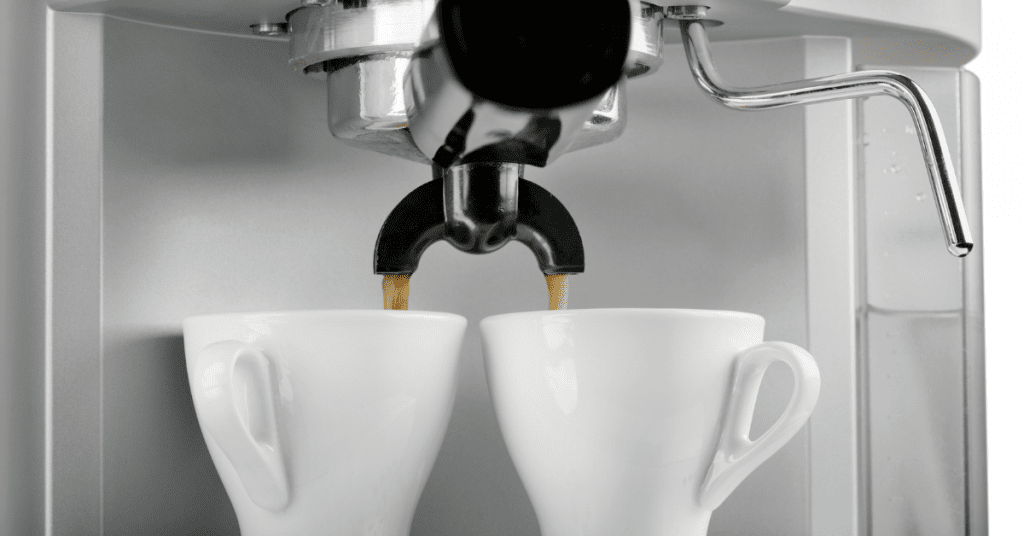 coffee machine makes two coffee