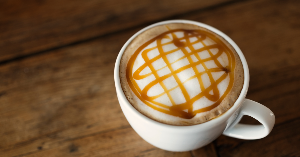 caramel latte coffee