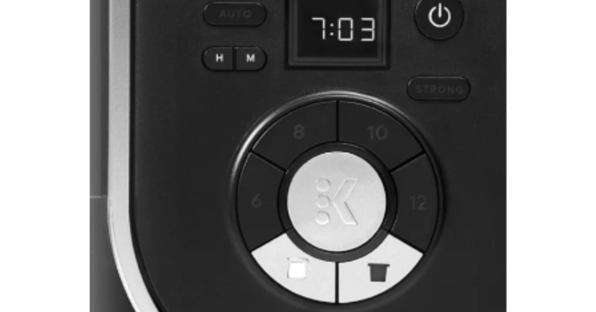 keurig strong button top view