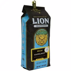 Lion Decaf Hazelnut Coffee