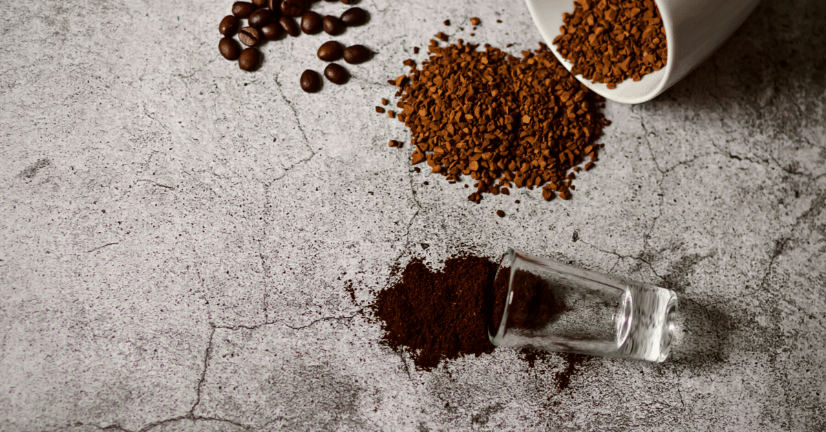 ground coffee vs instant coffee