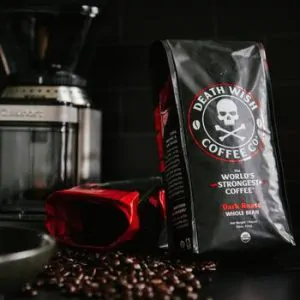 Death Wish Whole Bean Dark Roast Coffee