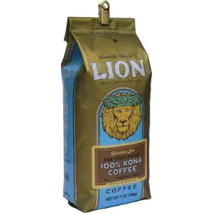 Hawaiian Lion 24K Gold Roast Kona Coffee