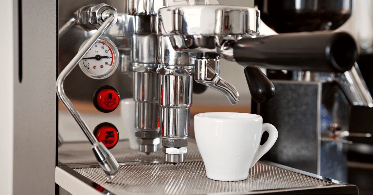 heat exchanging espresso machine
