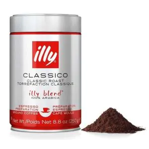 Illy Espresso Classico Ground Coffee