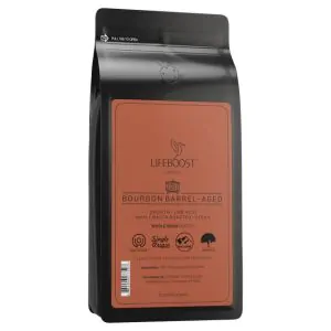 Lifeboost Bourbon Barrel Whole Bean Coffee 