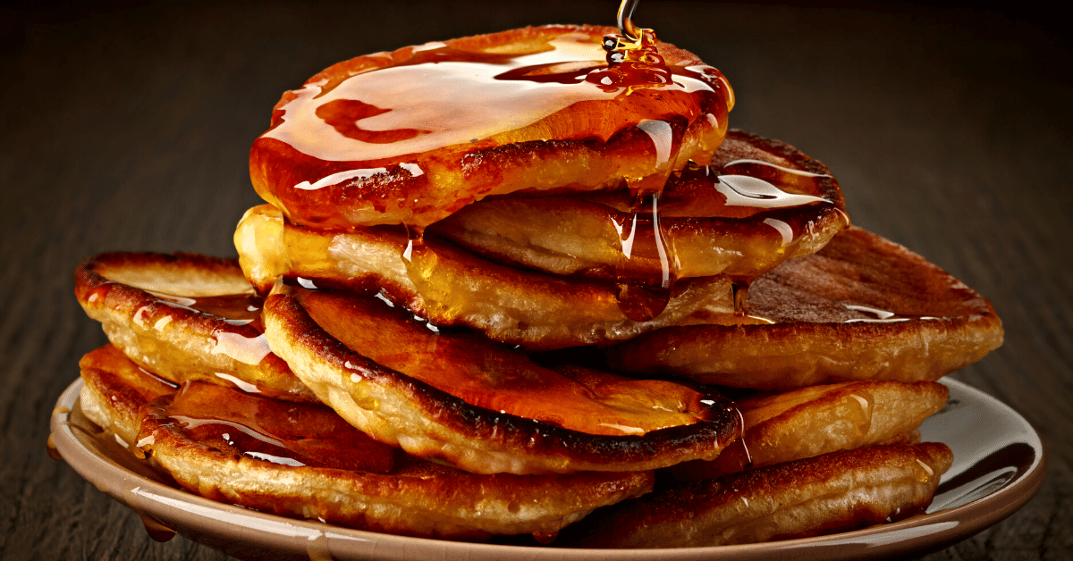 pancakes with syrup