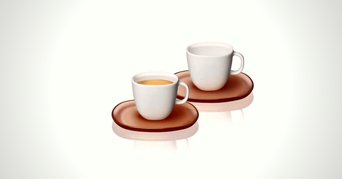 two espresso cups