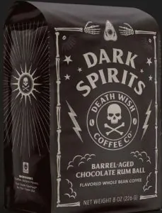 Death Wish Dark Spirits Chocolate Rum Ball Coffee 