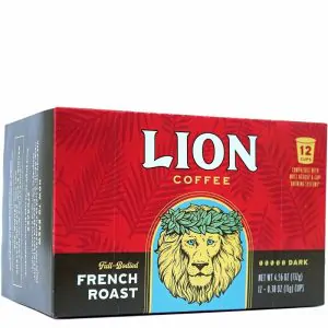 Lion French Roast Single Serve Coffee Pods 