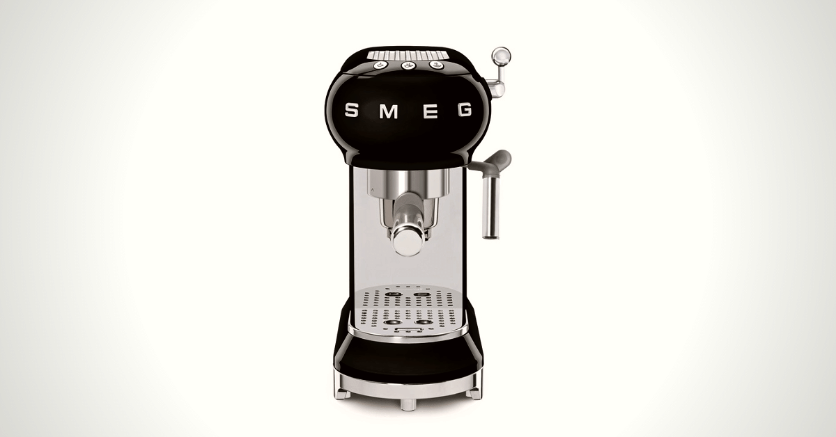 smeg espresso machine design