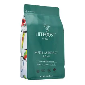 Lifeboost Organic Medium Roast Coffee 
