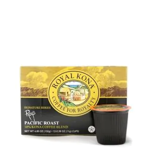 Roy's Pacific Roast 10% Kona Blend Single Serve Coffee Pods 