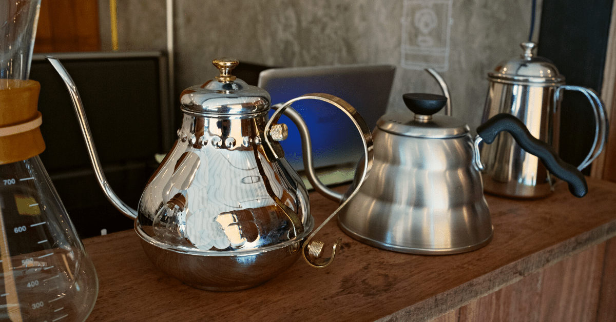 how to clean a stainless steel coffee pot