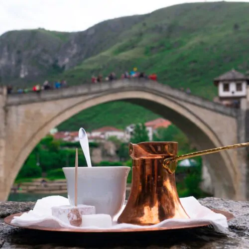 Bosnian coffee in a cezve